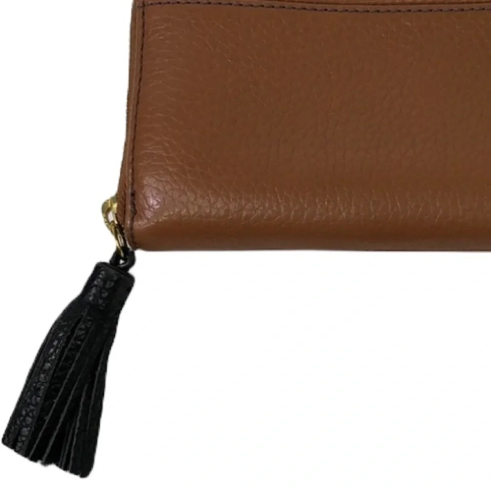 Fossil Zip Card Holder Leather Wallet